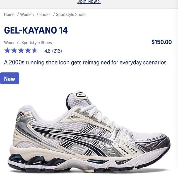 ASICS GEL-KAYANO 14 in silver - Picture 2 of 5